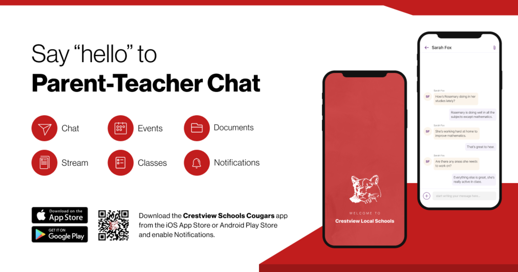 say hello to parent teacher chat!