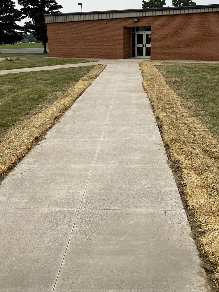 Sidewalk replacement from Elementary to Middle School